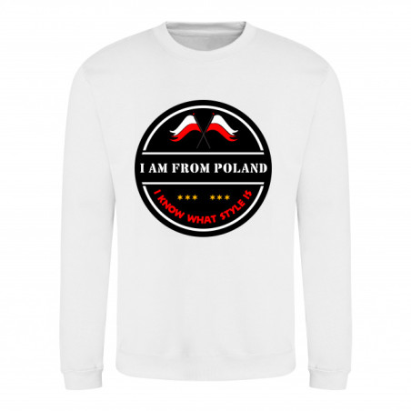 SWEAT-SHIRT "I'M FROM POLAND AND I KNOW WHAT STYLE IS"