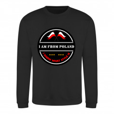 SWEATSHIRT "I'M FROM POLAND AND I KNOW WHAT STYLE IS"