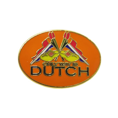 Odznak přívěsek pin ONLY WAY IS DUTCH FLAG/CLOGG (OWID)