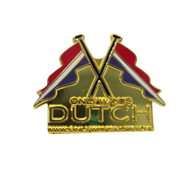 Odznak přívěsek pin ONLY WAY IS DUTCH FLAG (OWID)