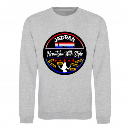 SWEAT-SHIRT "HRVATSKA WITH STYLE"