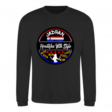 SWEATSHIRT "HRVATSKA WITH STYLE"