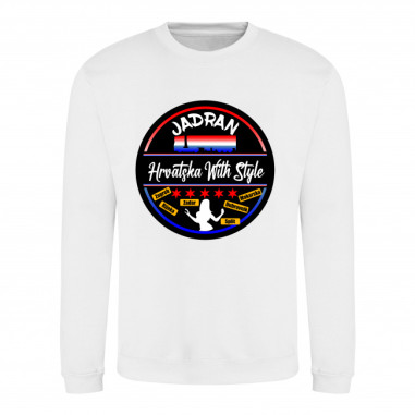 SWEATSHIRT "HRVATSKA WITH STYLE"