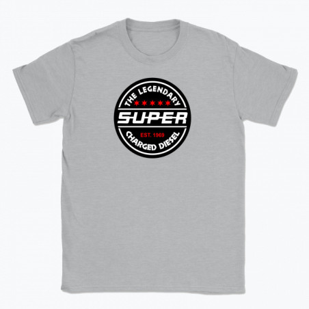 KOSZULKA T-SHIRT "THE LEGENDARY SUPER CHARGED DIESEL"