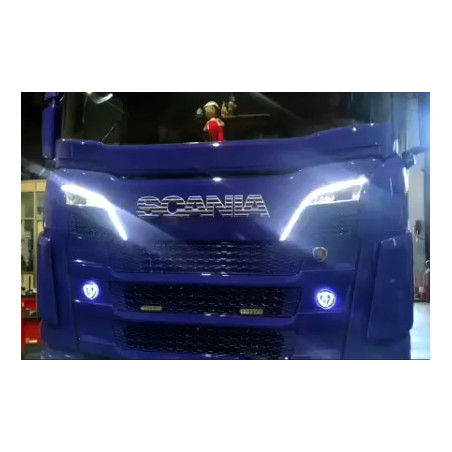 BIAŁE PODŚWIETLENIE ŁUKÓW SCANIA NEXT GEN