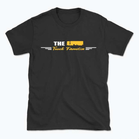 T-SHIRT NERA "THE TRUCK FAMILIA"