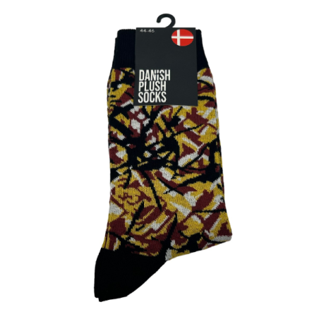 DANISH PLUSH SOCKS, YELLOW