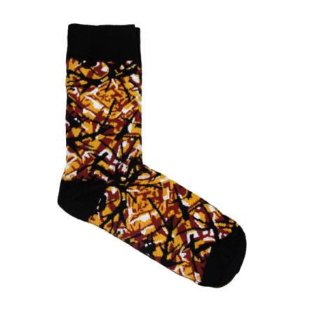 CHAUSSETTES DANOISES EN PELUCHE, JAUNES