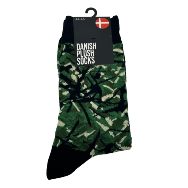 DANISH GREEN PLUSH SOCKS