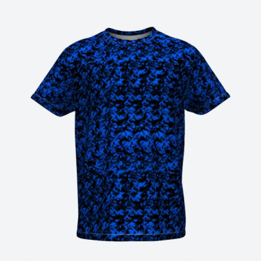 T-SHIRT DANOIS EN PELUCHE, BLEU