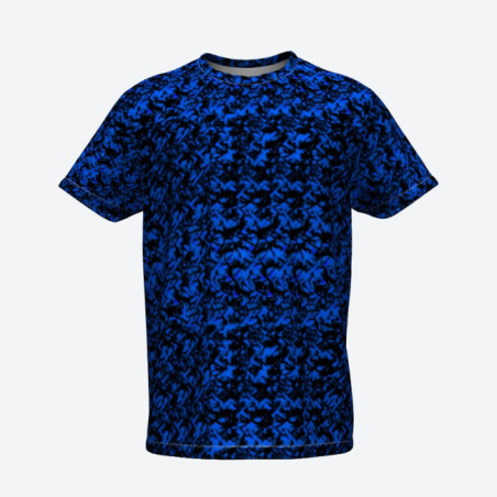 DEENSE PLUCHE T-SHIRT, BLAUW