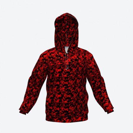 SUDADERA COMPLETA FELPA DANÉS ROJA