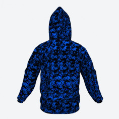 HOODIE COMPLET, PELUCHE DANOIS BLEUE 2