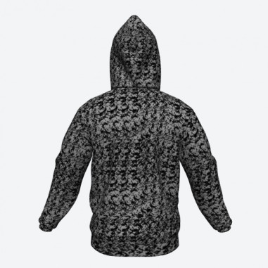 HOODIE, GRAY DANISH PLUSH