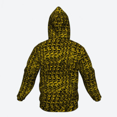 SWEAT À CAPUCHE EN PELUCHE DANOIS JAUNE 2