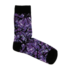 CHAUSSETTES DANOISES EN PELUCHE, VIOLET