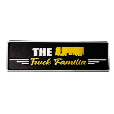 PLAQUE EMBOSSÉE THE TRUCK FAMILIA