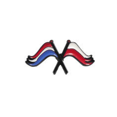 PIN LENGYELORSZÁG - HOLLANDIA FLAG PIN