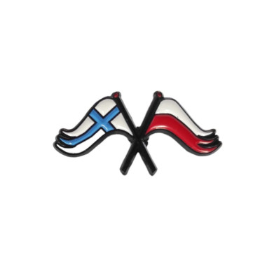 PIN DRAPEAU FINLANDE - POLOGNE PIN