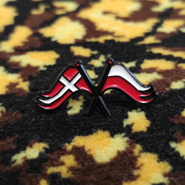 PIN DANSKA - POLJSKA ZASTAVA PIN