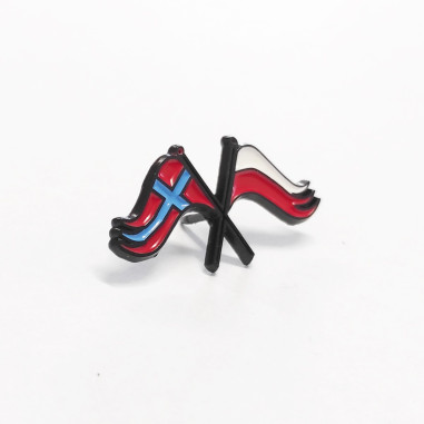 PIN BANDERA NORUEGA - POLONIA PIN