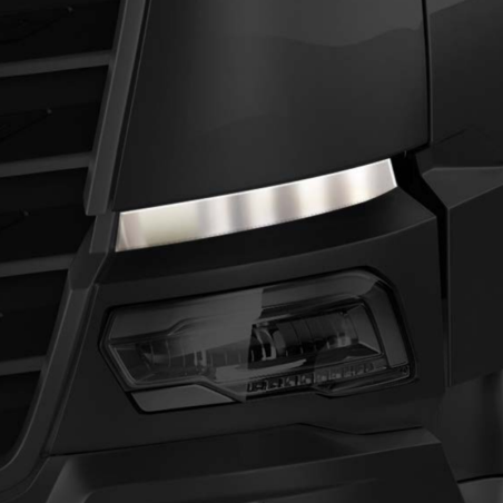 Para DAF NGD XF XG XG+ DECORACIÓN LATERAL INOXIDABLE