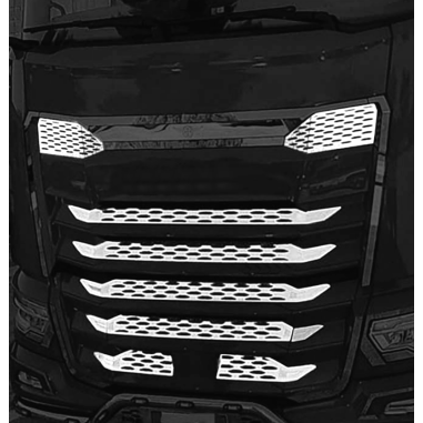 For DAF NGD XF XG XG+ STAINLESS CHROME GRILL (COVER, COVER)