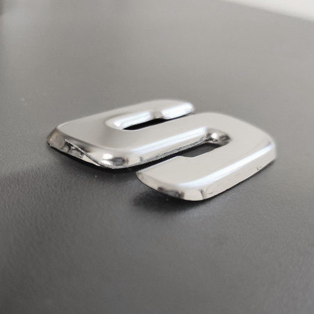 LETTER "S" FOR SCANIA NEXT GEN CHROME EMBLEM COVER