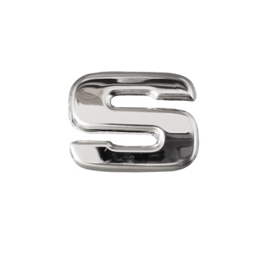SCANIA NEXT GEN emblem "S" letter cover chrome stainless