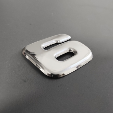 LETTER 6 FOR SCANIA NEXT GEN CHROME EMBLEM OVERLAY