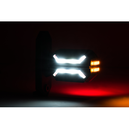 TISZTÍTÓLÁMPA DRAGON LD 3065 FEHÉR PIROS NARANCS