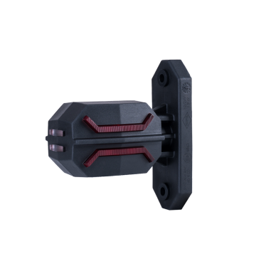 RÖDSLAMPA DRAGON LD 3065 VIT RÖD ORANGE