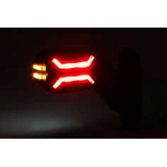 PRAWA LAMPA OBRYSOWA DRAGON LD 3064 BIAŁO CZERWONO... 2