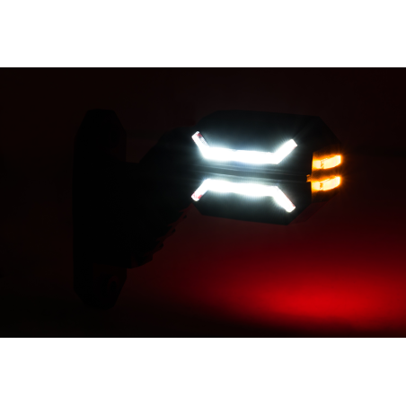 RIGHT MARKER LIGHT DRAGON LD 3064 WHITE RED ORANGE