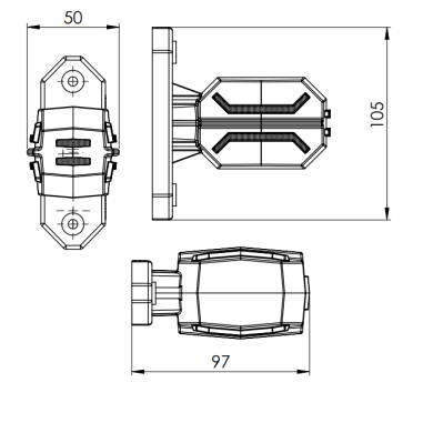 MARKER LIGHT DRAGON LD 3065 WHITE RED ORANGE