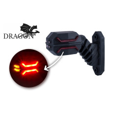 LEFT MARKER LIGHT DRAGON LD 3063 WHITE RED ORANGE