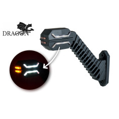 JOBB KISZÁMÍTÁSÚ LÁMPA DRAGON LD 2995 FEHÉR PIROS NARANCS
