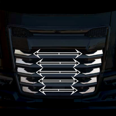 Za DAF NGD XF XG XG+ DEKORNE OKVIRE REŠETKE OD...