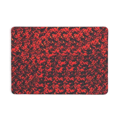 TAPIS DE SOURIS DANOIS EN PELUCHE ROUGE