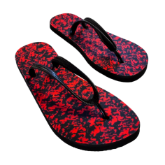 DANISH PLUSH FLOPS, RED