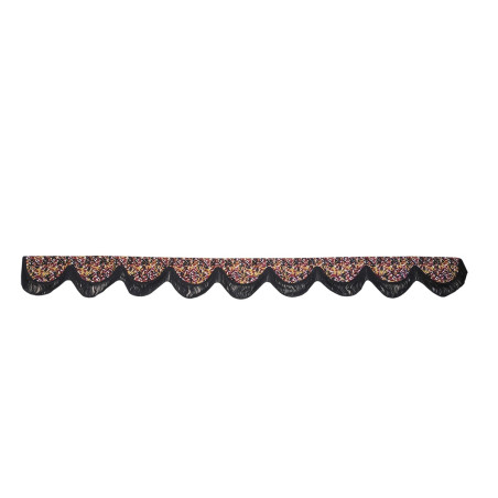 FRONT WINDOW PELMET YELLOW DANISH STYLE PLUSH DP03