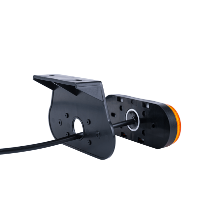 LAMPE D'ENJOLIMENT LED ORANGE AVEC CROCHET ET RÉFLECTEUR