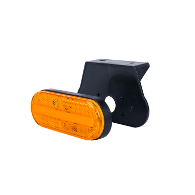 oranžová LED obrysová lampa s věšákem a...