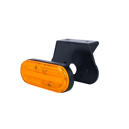 LAMPE D'ENJOLIMENT LED ORANGE AVEC CROCHET ET RÉFLECTEUR