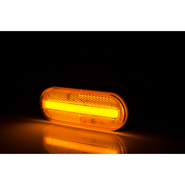 oranžová LED obrysová lampa s věšákem a...