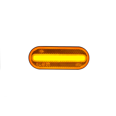 POMARAŃCZOWA LAMPA OBRYSOWA LED Z OBLASKIEM LD 2771