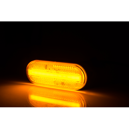 oranžová LED obrysová lampa s reflektorem LD 2771