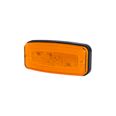 Oranžová LED obrysová lampa s reflektorem LD 2762