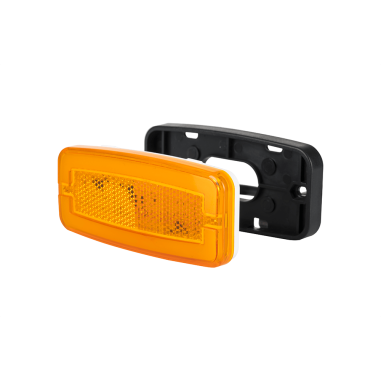 Oranžová LED obrysová lampa s reflektorem LD 2762