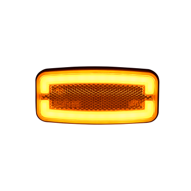 POMARAŃCZOWA LAMPA OBRYSOWA LED Z OBLASKIEM LD...